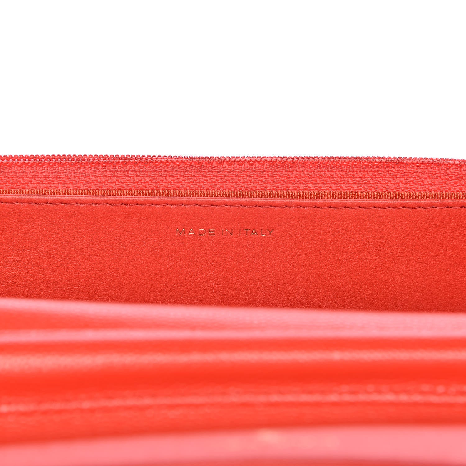 Chanel Caviar Quilted Wallet on Chain WOC Red 7 of 12