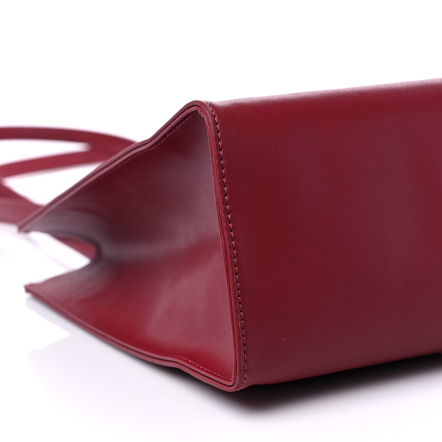 Telfar Vegan Leather Medium Shopping Bag Oxblood 8 of 10
