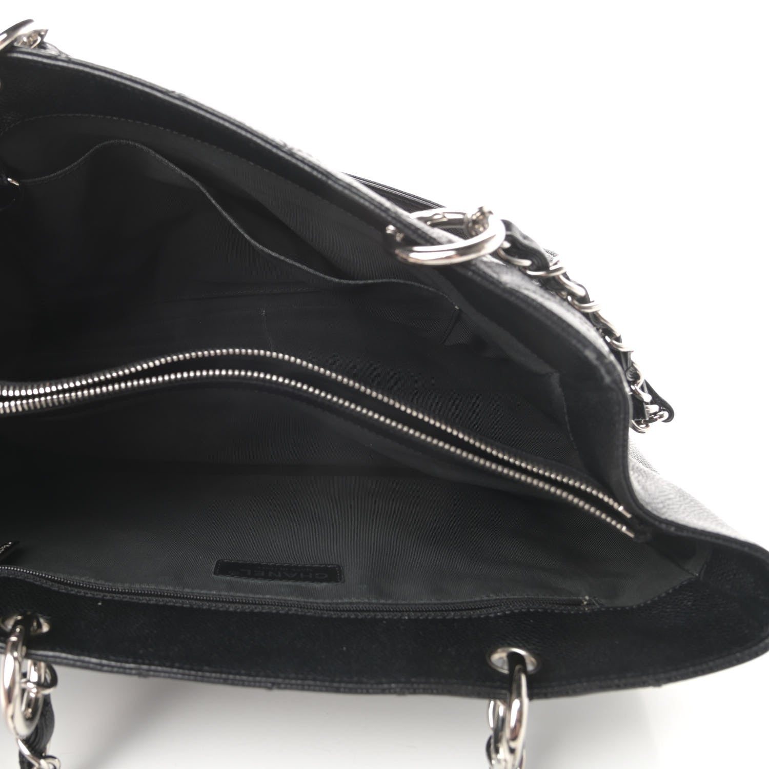 Chanel Caviar Quilted Grand Shopping Tote GST Black 5 of 15