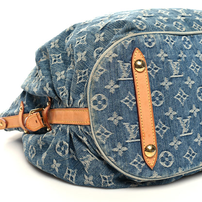 Louis Vuitton Denim Mahina XL Blue 8 of 13