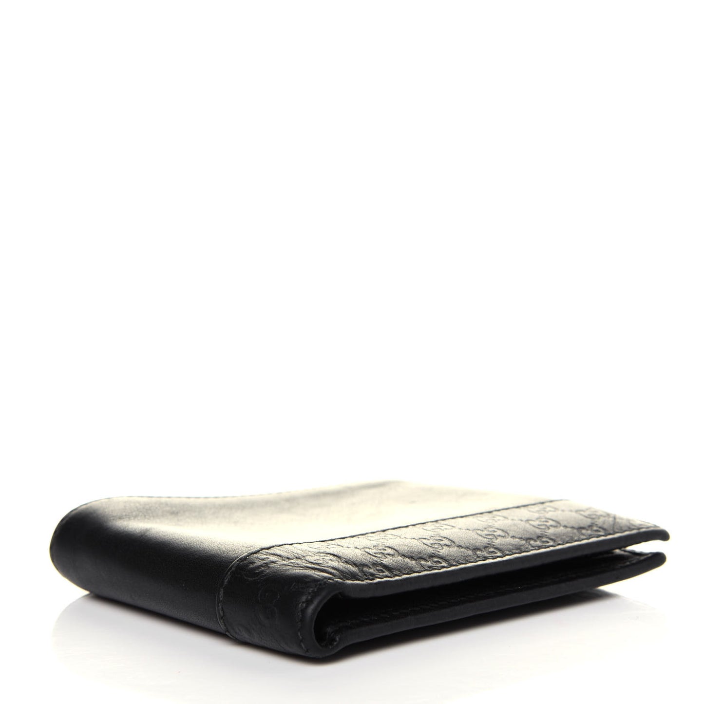 Guccissima Calfskin Bi-Fold Wallet Black