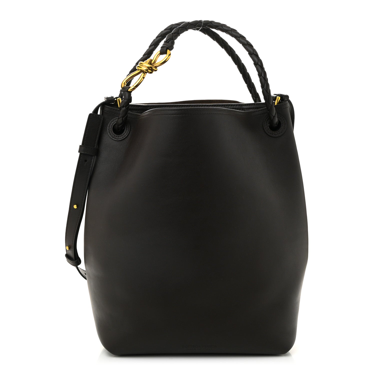 Bottega Veneta Silky Calfskin Small Andiamo Bucket Bag Fondant 1 of 10