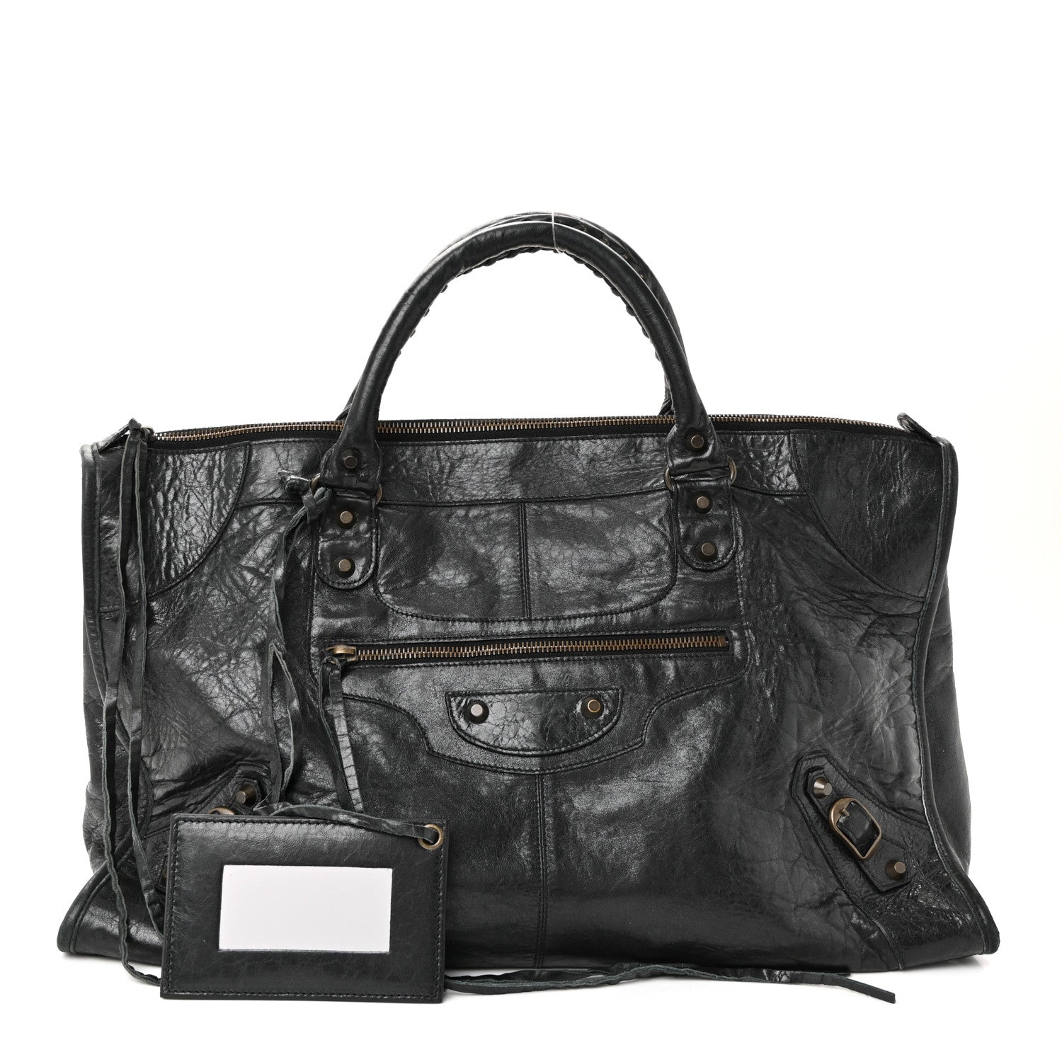 Balenciaga Agneau Classic Hardware Work Anthracite 4 of 19