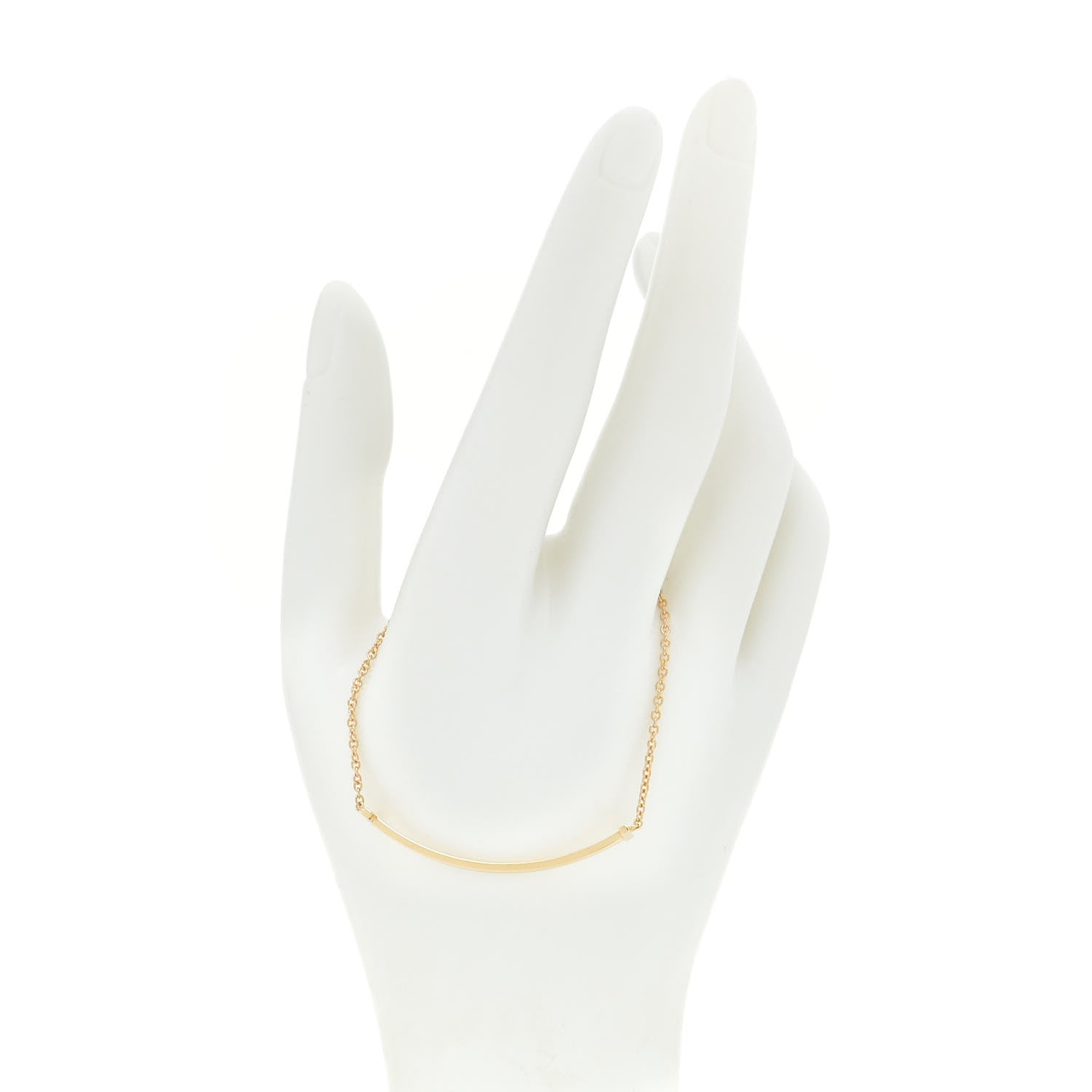 Tiffany 18K Yellow Gold T Smile Bracelet 2 of 6