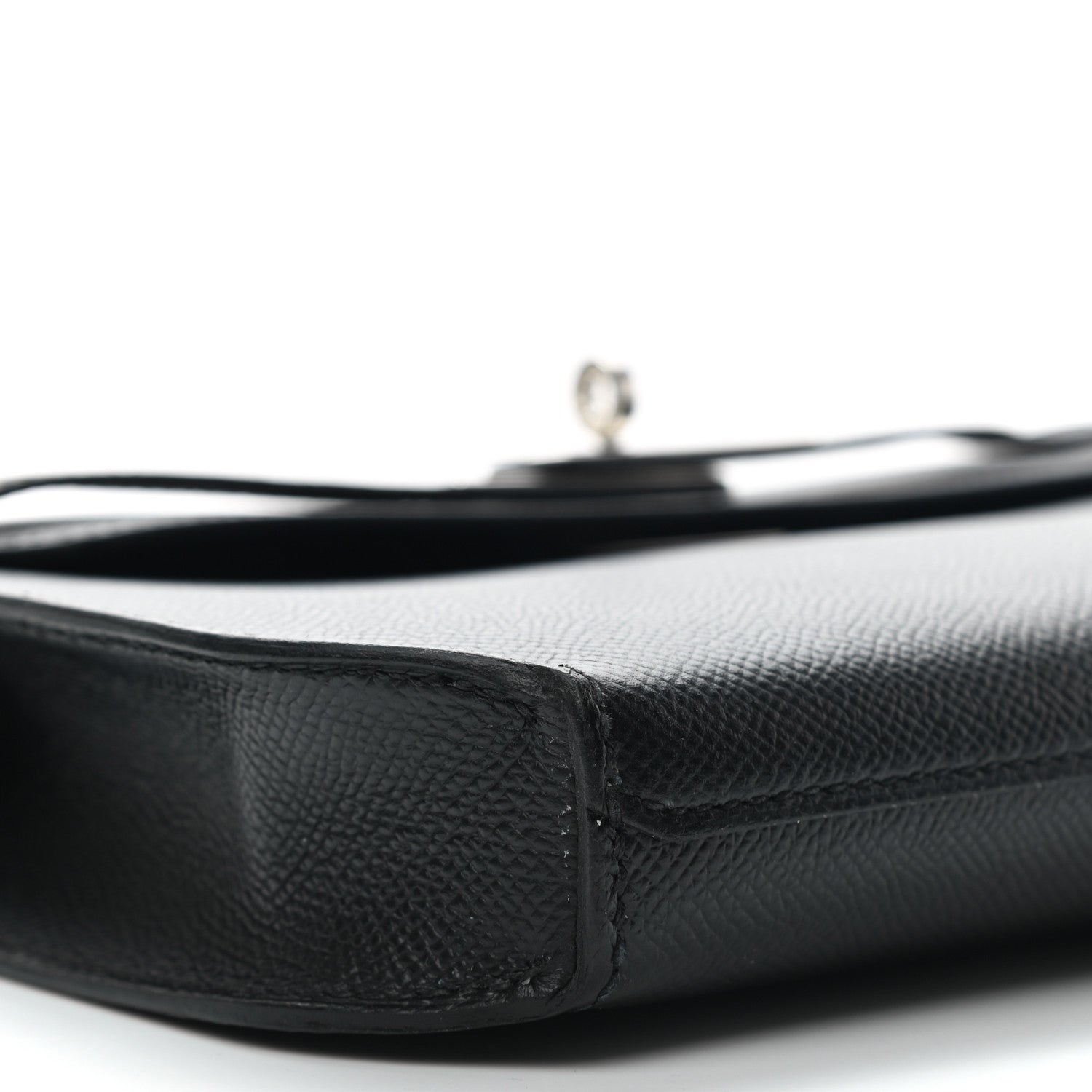 Hermes Epsom Kelly Depeches 25 Pouch Black 9 of 12