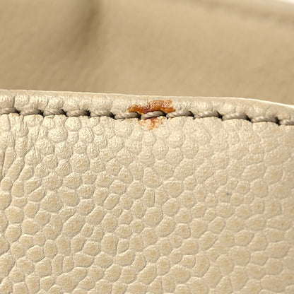 Chanel Caviar Wood Handle Handbag Beige 11 of 11