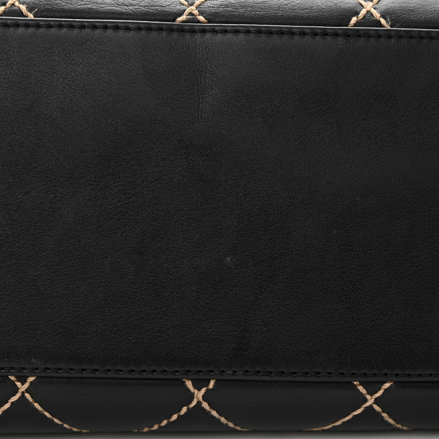 Chanel Calfskin Wild Stitch Medium Tote Black 11 of 11