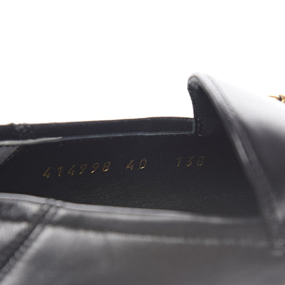 Gucci Lambskin Womens Brixton Horsebit Loafers 40 Black 8 of 9