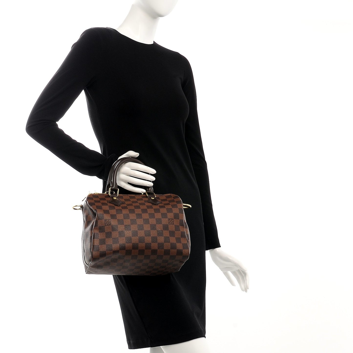 Damier Ebene Speedy Bandouliere 25