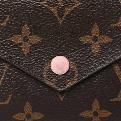 Louis Vuitton Monogram Victorine Wallet Rose Ballerine 8 of 12