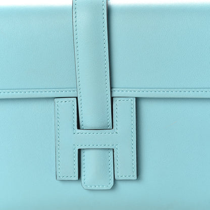 Hermes Swift Jige Elan 29 Clutch Bleu Atoll 8 of 11