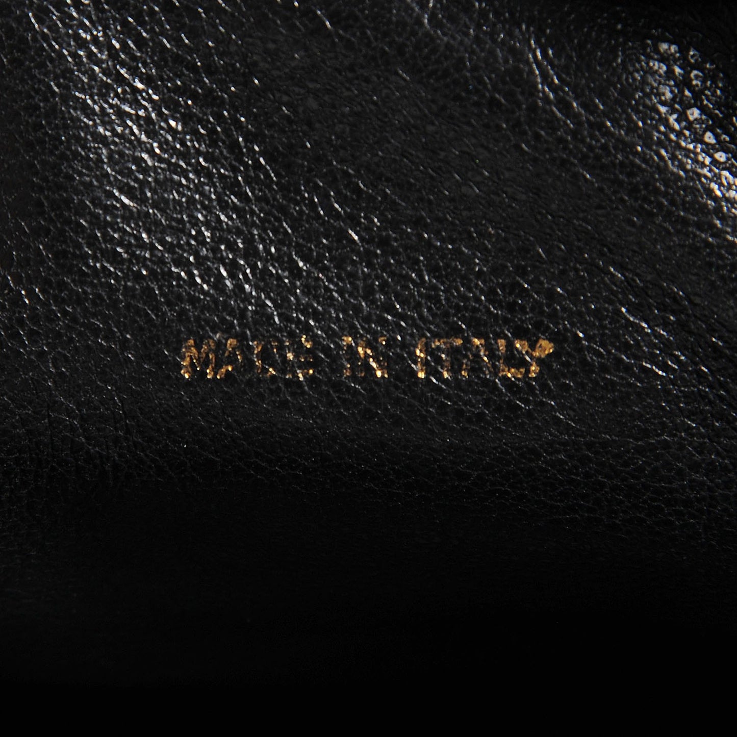 Lambskin Quilted Tassel Camera Case Black