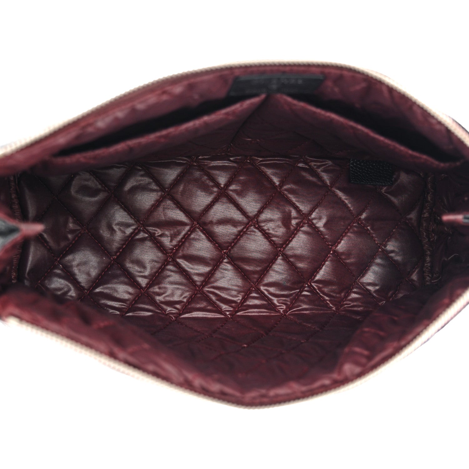 Chanel Lambskin Quilted Cosmetic Case Black 5 of 12