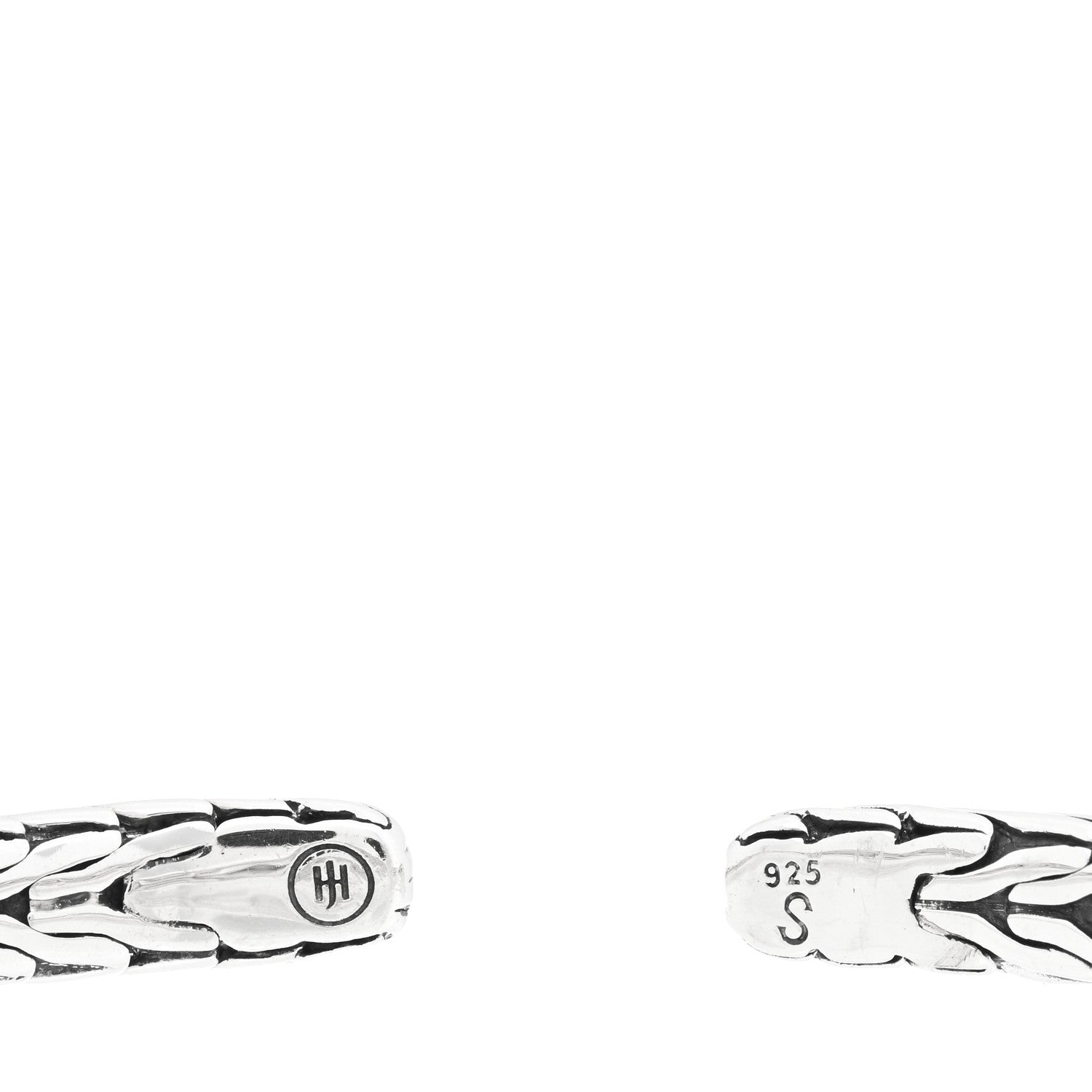 John Hardy Sterling Silver Blue Sapphire Classic Chain Cuff Bracelet 3 of 3