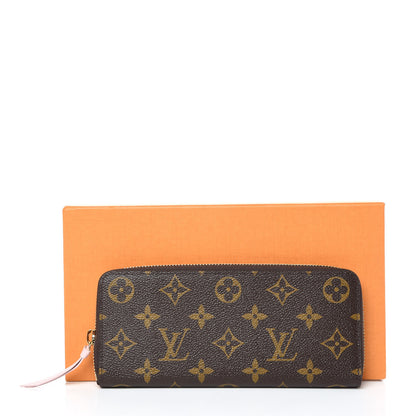 Louis Vuitton Monogram Clemence Wallet Rose Ballerine 8 of 8