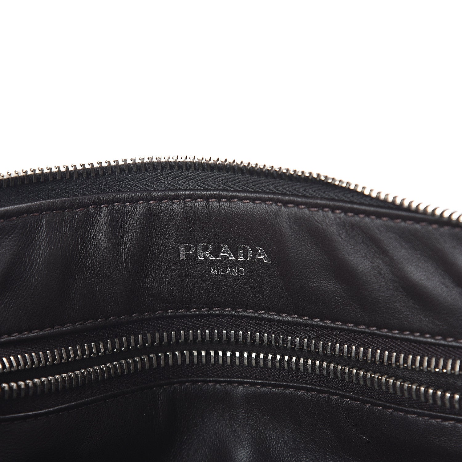 Prada Saffiano Travel Wristlet Bag Marmo 5 of 7