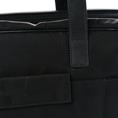 Prada Tessuto Nylon Saffiano Briefcase Black 11 of 14