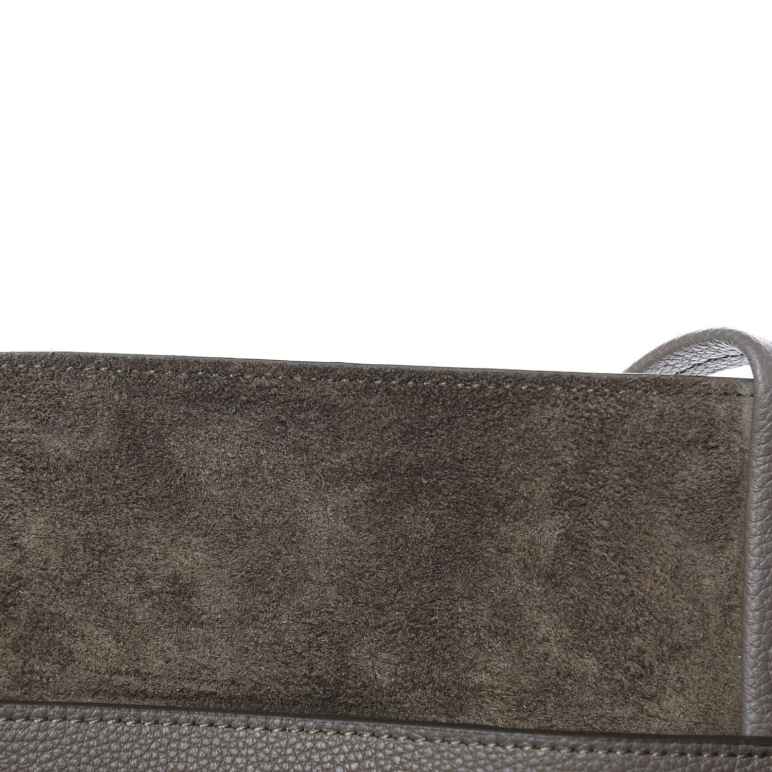 Celine Soft Grained Calfskin Small Belt Cabas Phantom Taupe 10 of 12
