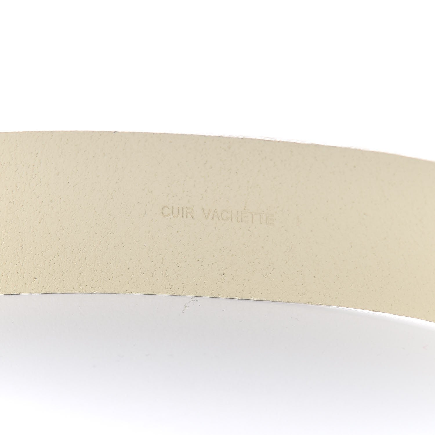 Chanel Calfskin Enamel CC Logo Belt 95 38 Light Beige 15 of 18