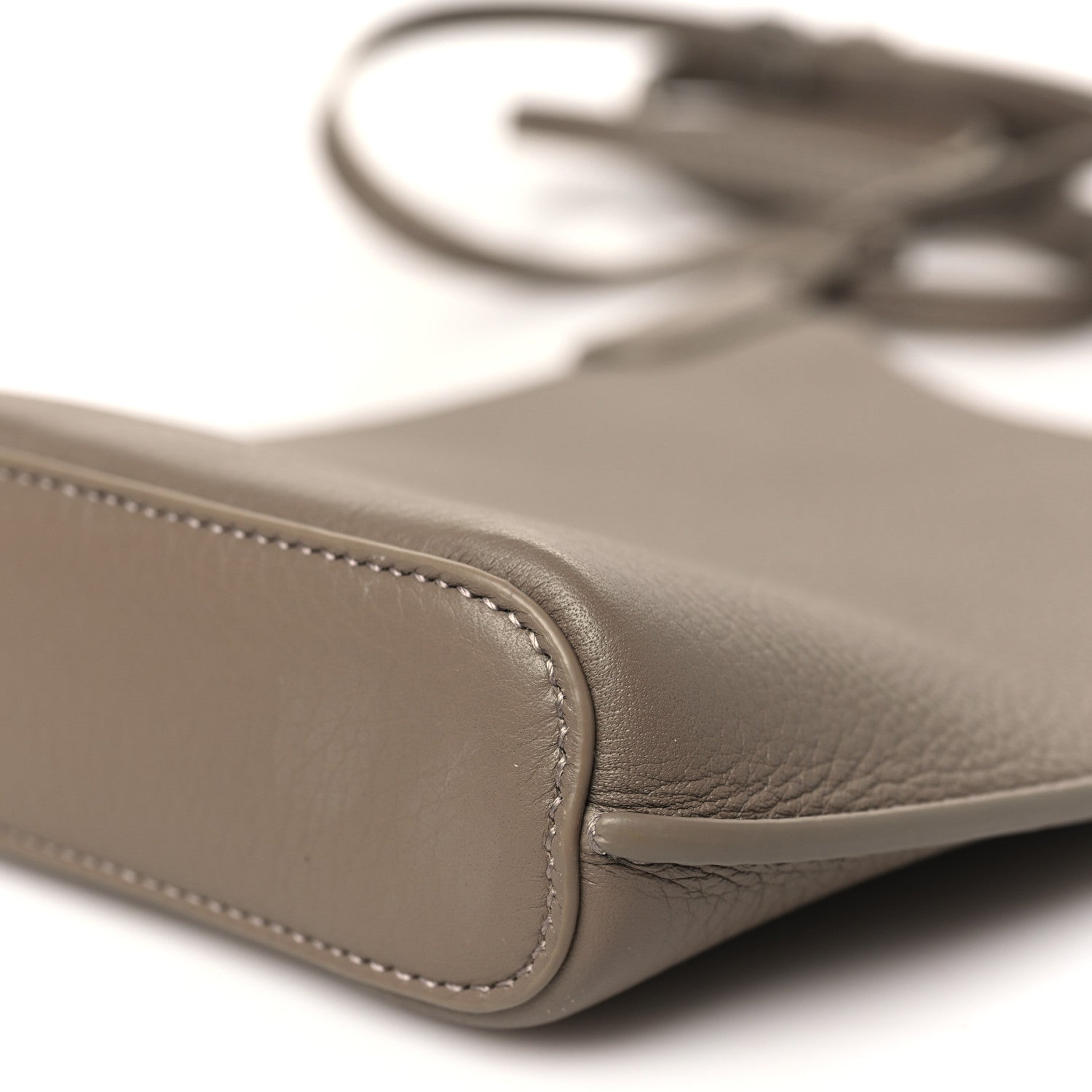 Loro Piana Grained Calfskin Bale Phone Case Warm Mastic 9 of 10