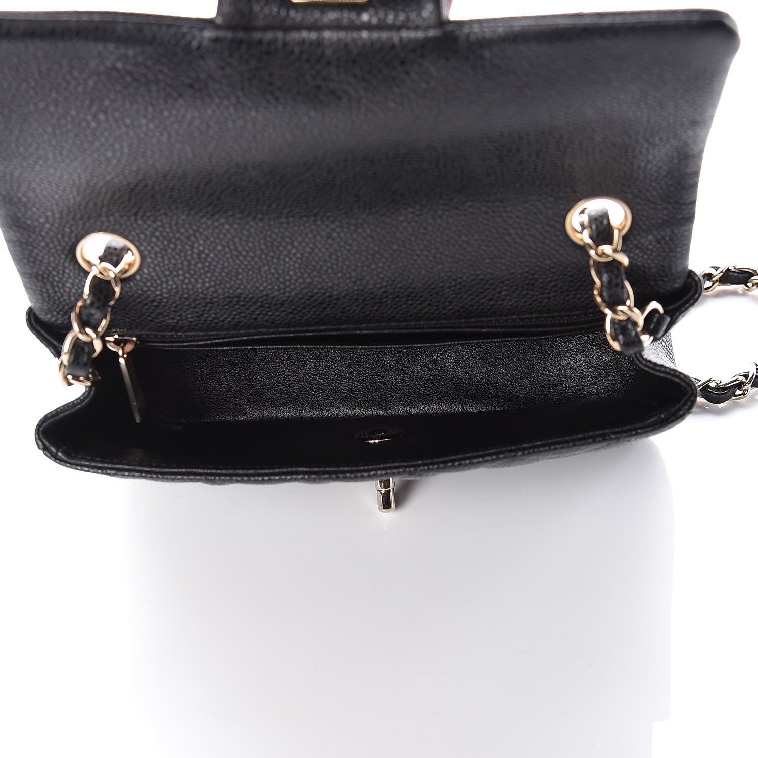 Chanel Caviar Quilted Mini Rectangular Flap Black 5 of 13