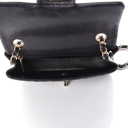 Chanel Caviar Quilted Mini Rectangular Flap Black 5 of 13
