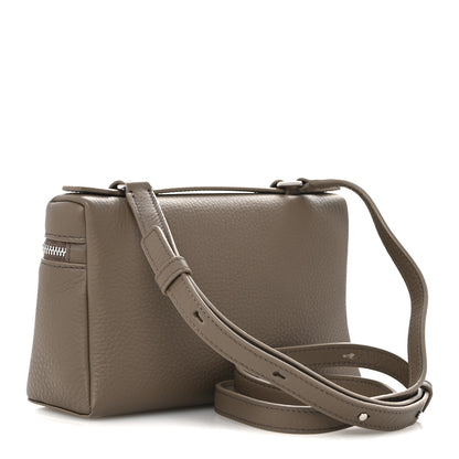 Loro Piana Grained Calfskin L19 Extra Pocket Pouch Warm Mastic 2 of 11