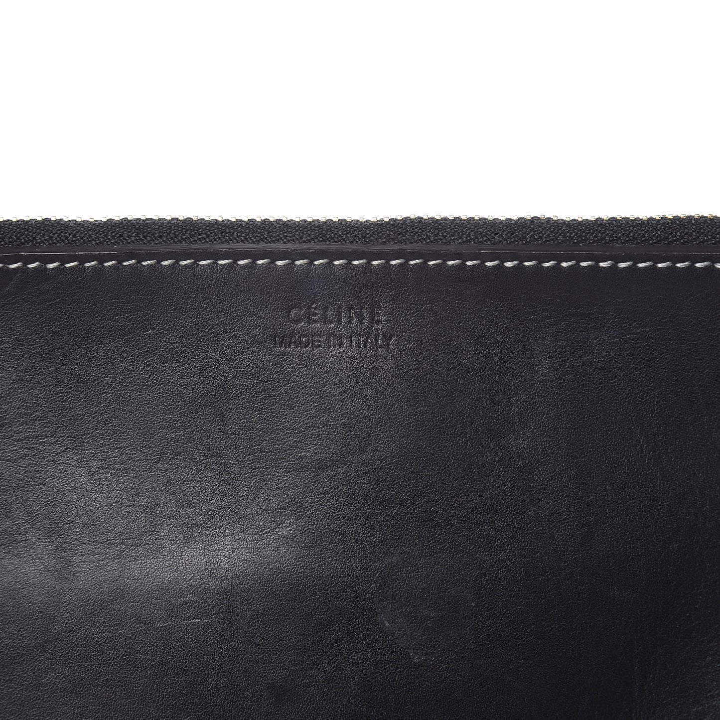 Lambskin Calfskin Band Twisted Cabas Black