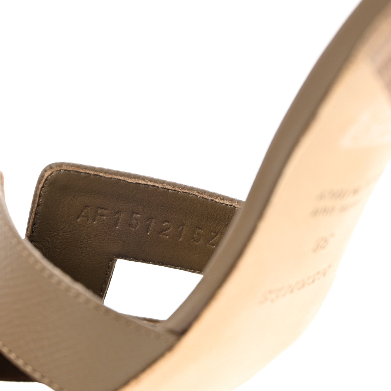 Hermes Epsom Oasis Sandals 38 Etoupe 15 of 18