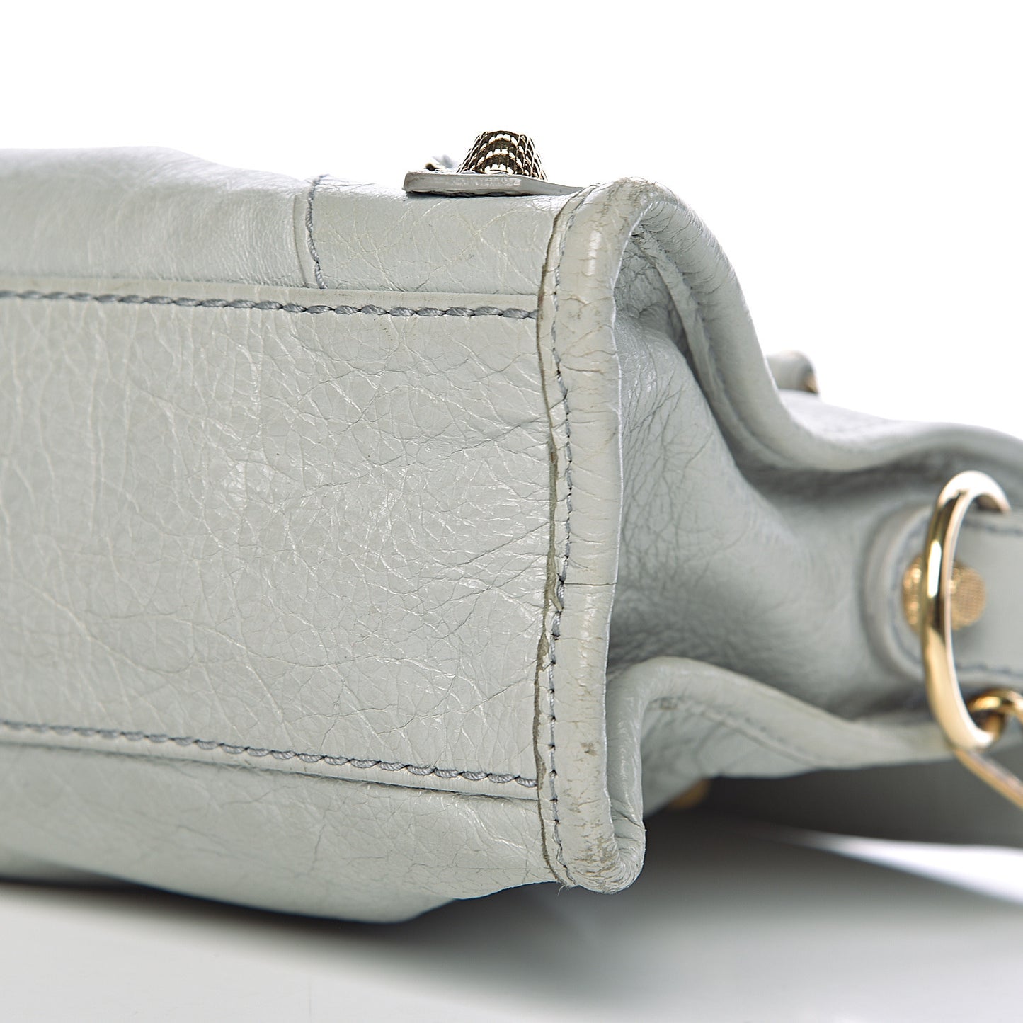 Agneau Giant 12 Gold Hardware Mini City Gris Melange