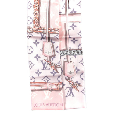 Louis Vuitton Silk Monogram Confidential Bandeau Light Pink 2 of 3