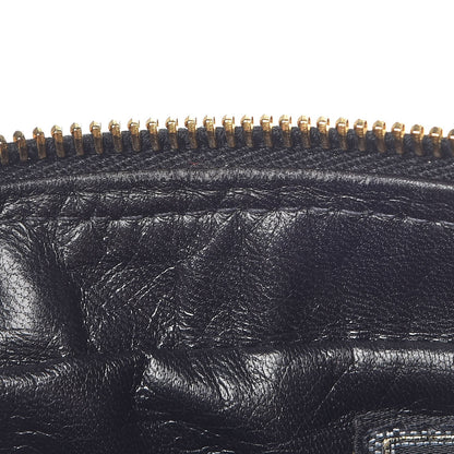 Versace Calfskin Palazzo Large Cosmetic Bag Black 7 of 7