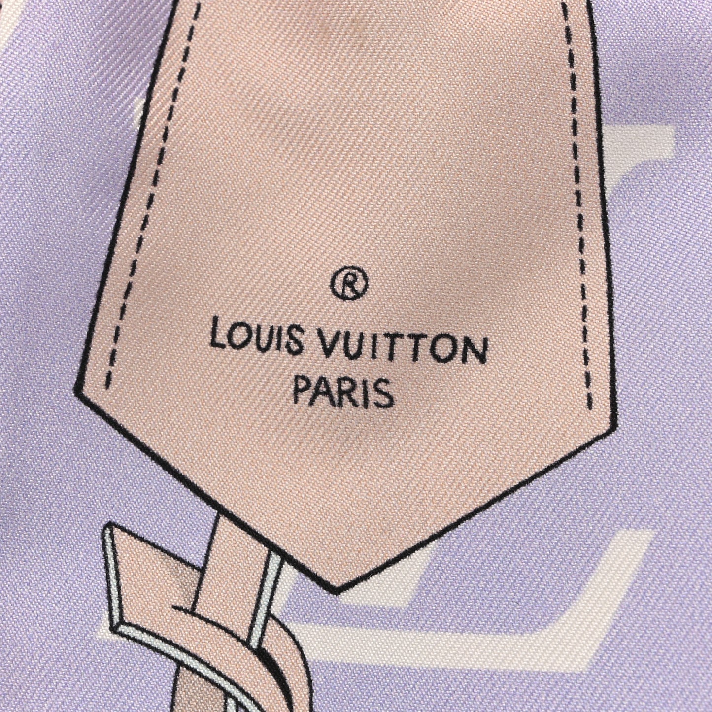 Silk Monogram All That Straps Bandeau Mauve