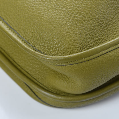 Hermes Taurillon Clemence Evelyne II PM Vert Chartreuse 15 of 18