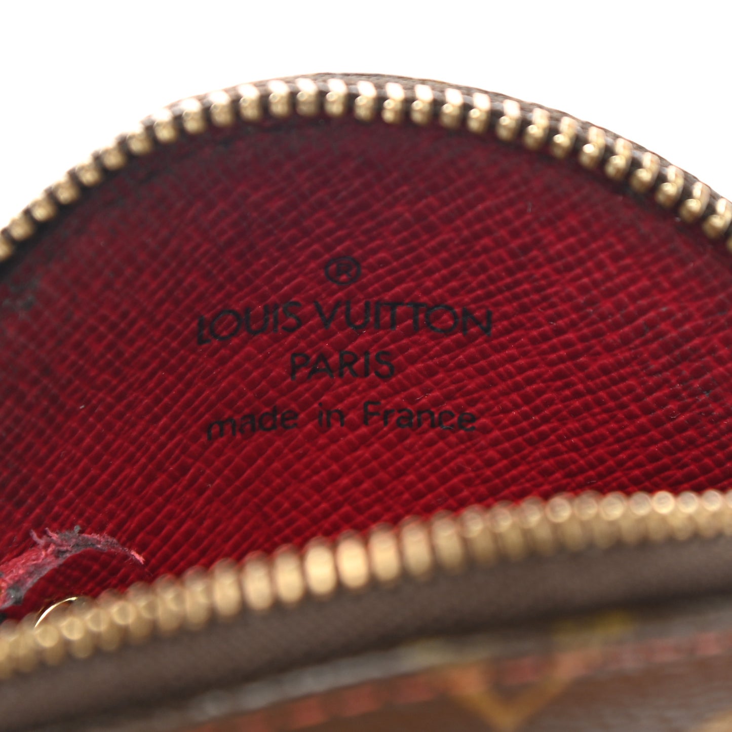 Monogram Cerises Round Coin Purse