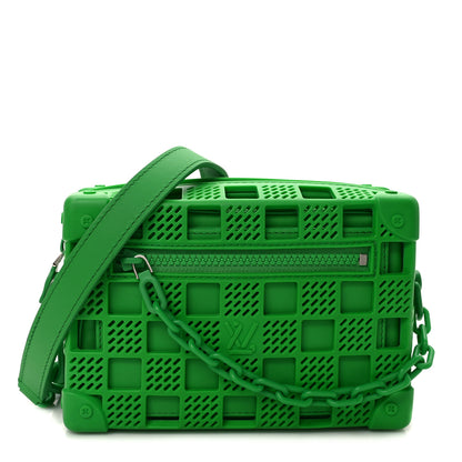 Louis Vuitton Rubber Cowhide Mini Soft Trunk Green 1 of 11