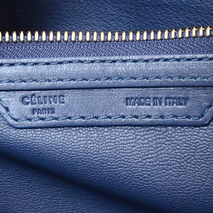 Celine Smooth Calfskin Mini Luggage Deepsea 6 of 8