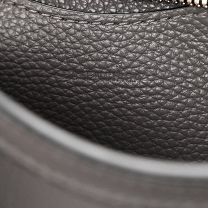 Balenciaga Grained Calfskin Neo Classic Silver Hardware Nano City Crossbody Dark Grey 6 of 9