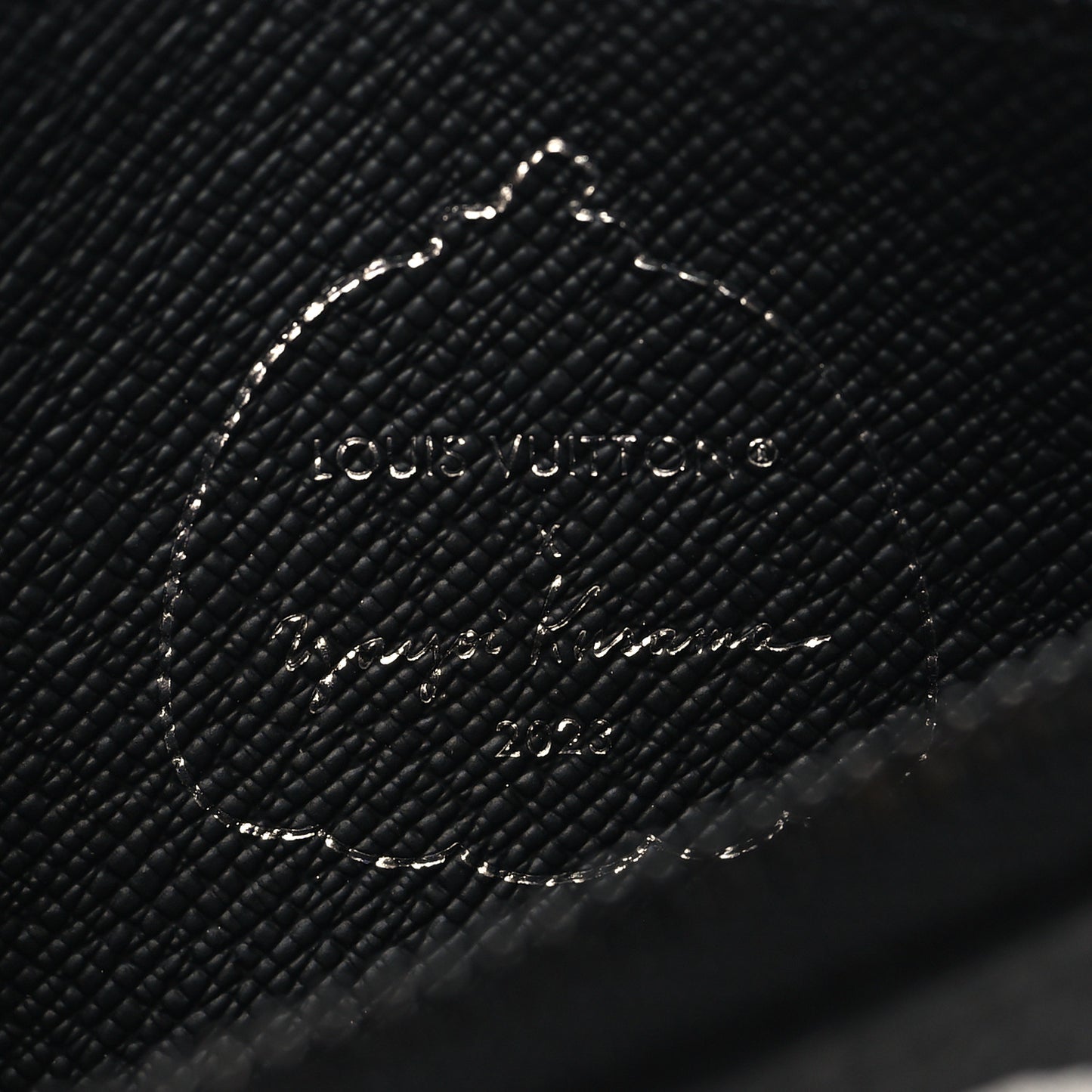 LV X YK Monogram Eclipse Taiga Coin Card Holder