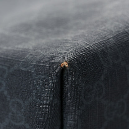 Gucci GG Supreme Monogram Web Handle Vertical Tote Black Grey 10 of 11