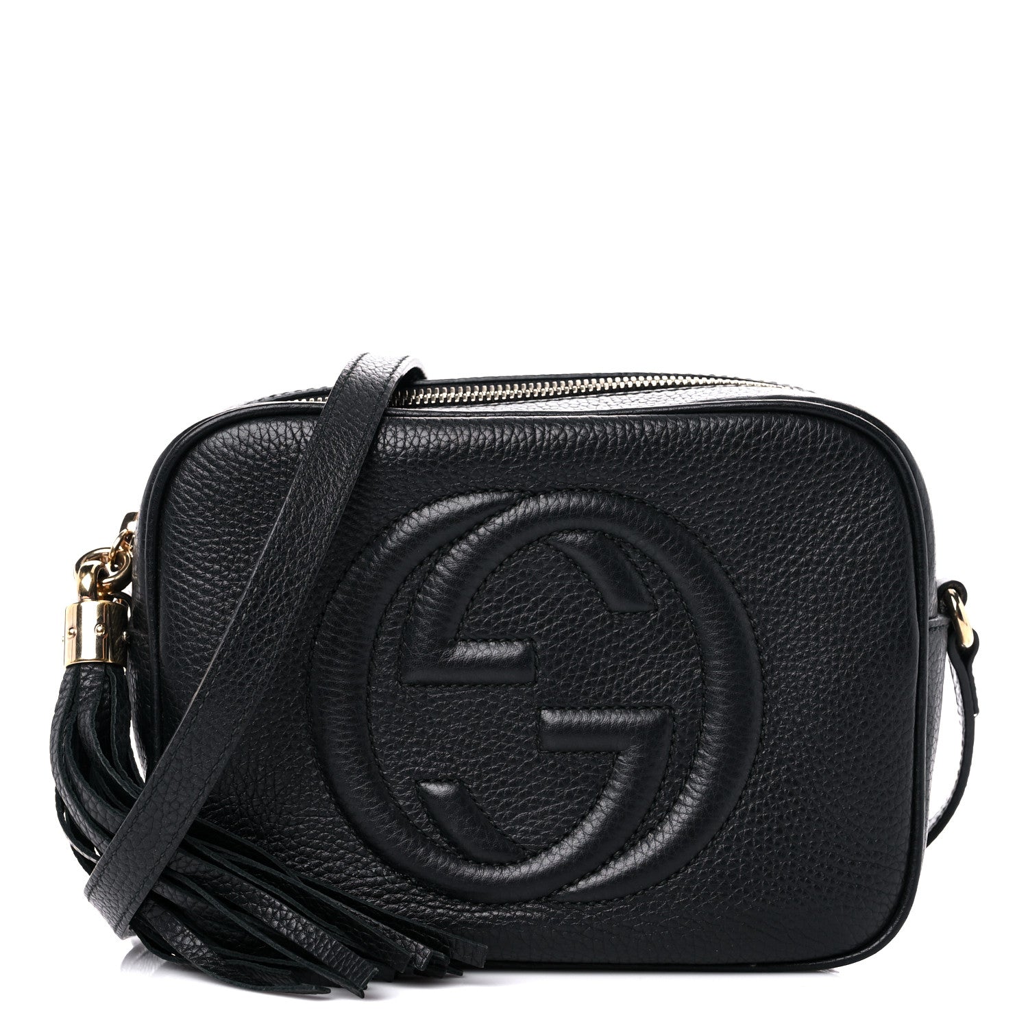 Gucci Pebbled Calfskin Small Soho Disco Bag Black 1 of 17