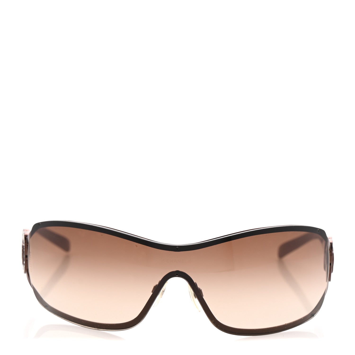 Chanel Swarovski Crystal Camellia CC Sunglasses 4164-B Purple 2 of 7