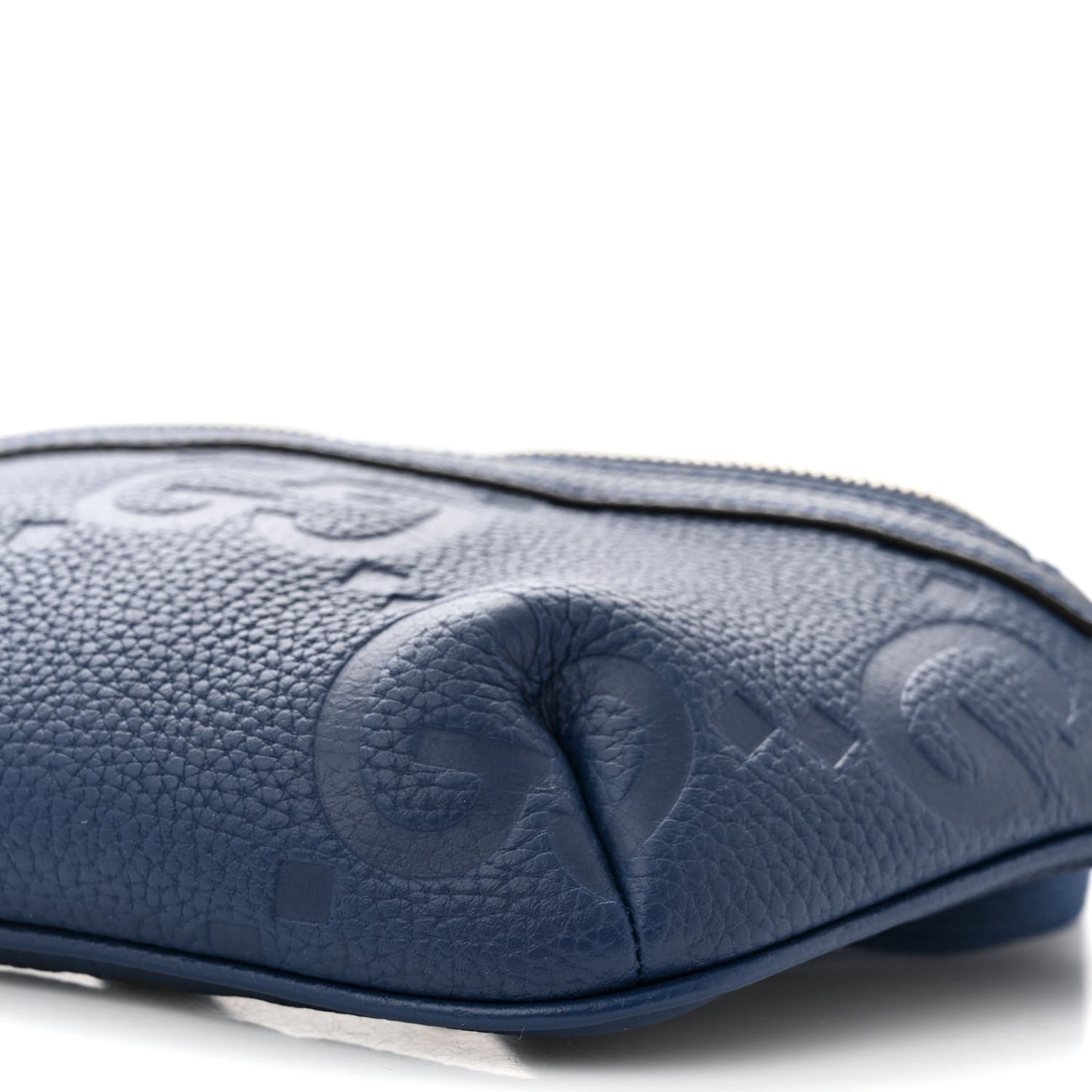 Piuma Calfskin Jumbo GG Embossed Small Belt Bag Royale