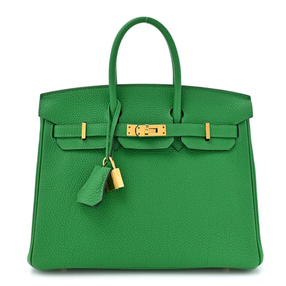 Hermes Togo Birkin 25 Bambou 1 of 13