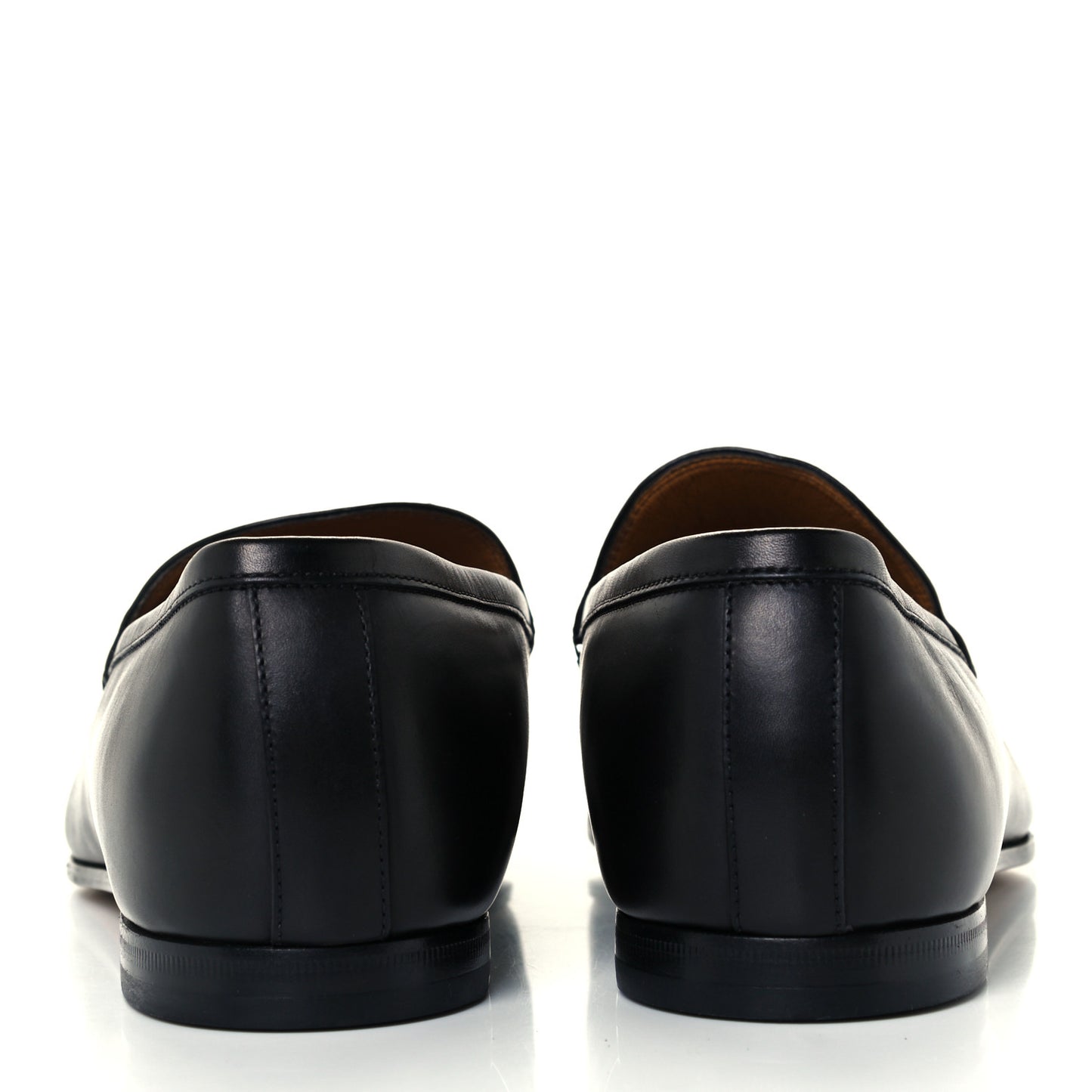 Calfskin Horsebit Mens Jordaan Loafers 8.5 Black