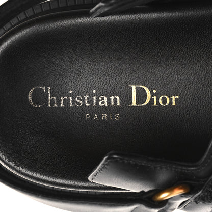 Christian Dior Lambskin Dioract 10mm Sandals 38 Black 7 of 7
