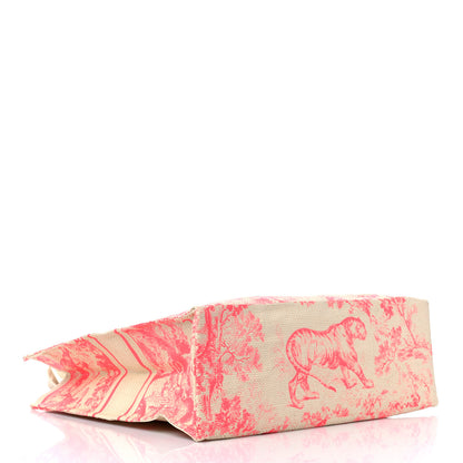 Christian Dior Straw Dioriviera Tote Pink 4 of 7