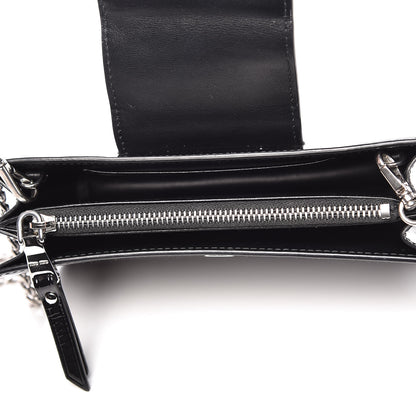 Miu Miu Vernice Crystal Logo Mini Crossbody Black 5 of 10