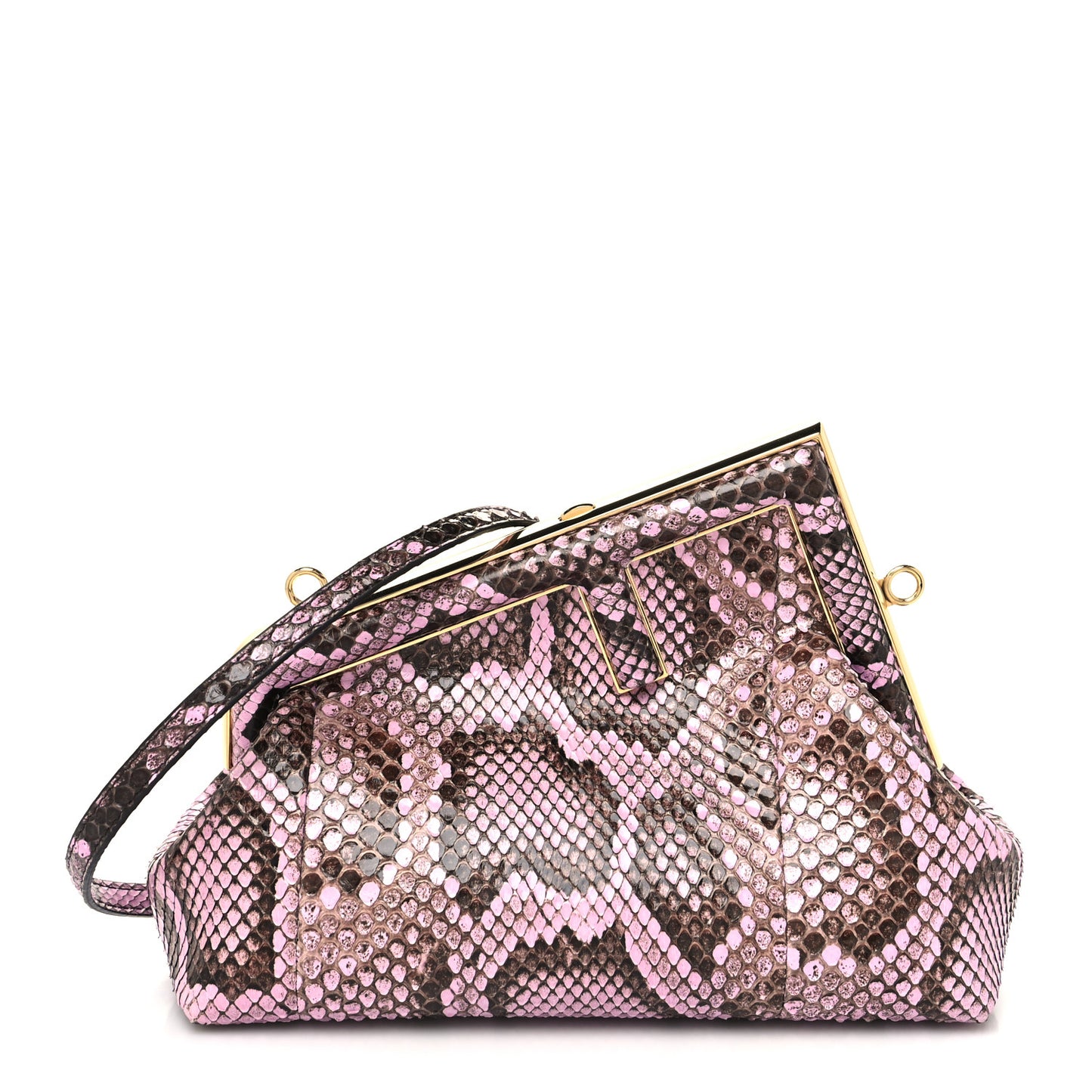 Snakeskin Small Fendi First Violetta