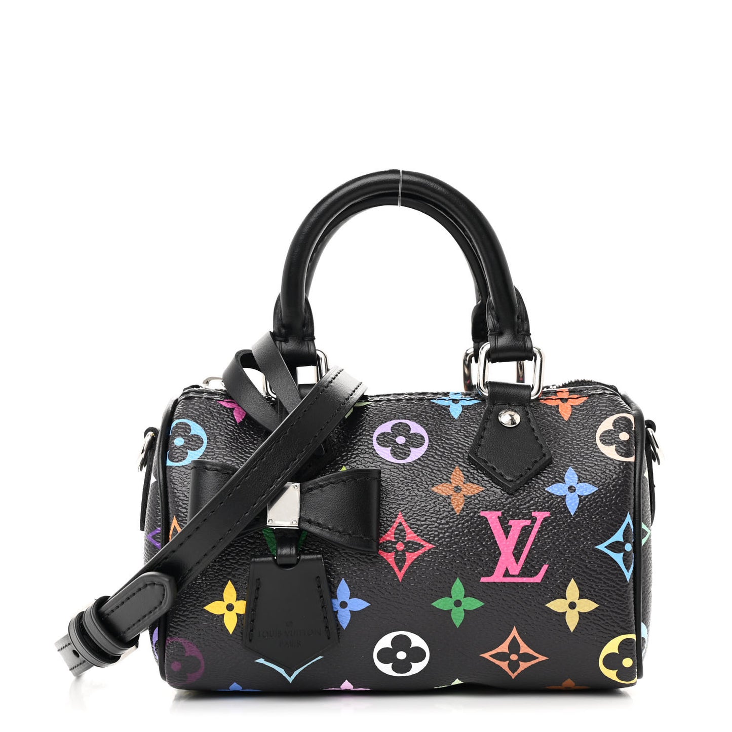 LV X TM Monogram Multicolor Nano Speedy Black